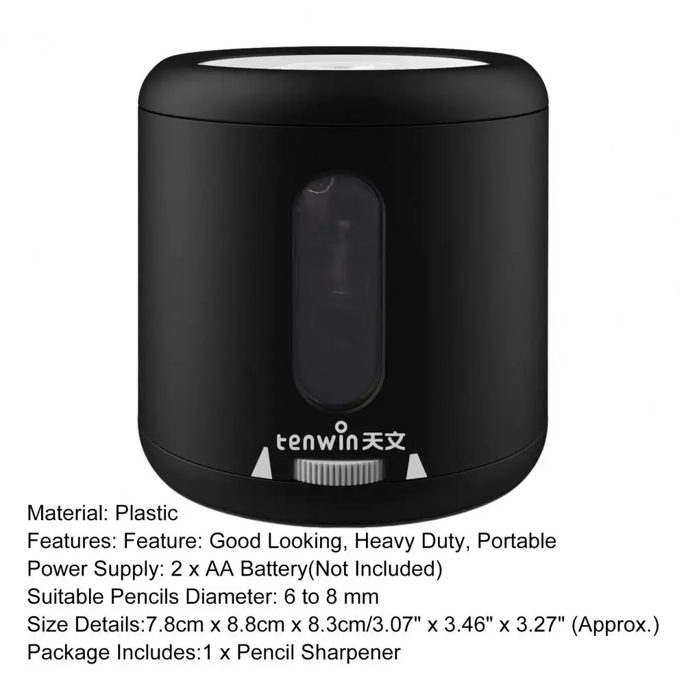 Cheap Price Rectangular Durable Shapes Lead Safe Round Student Office Electric Sharpener