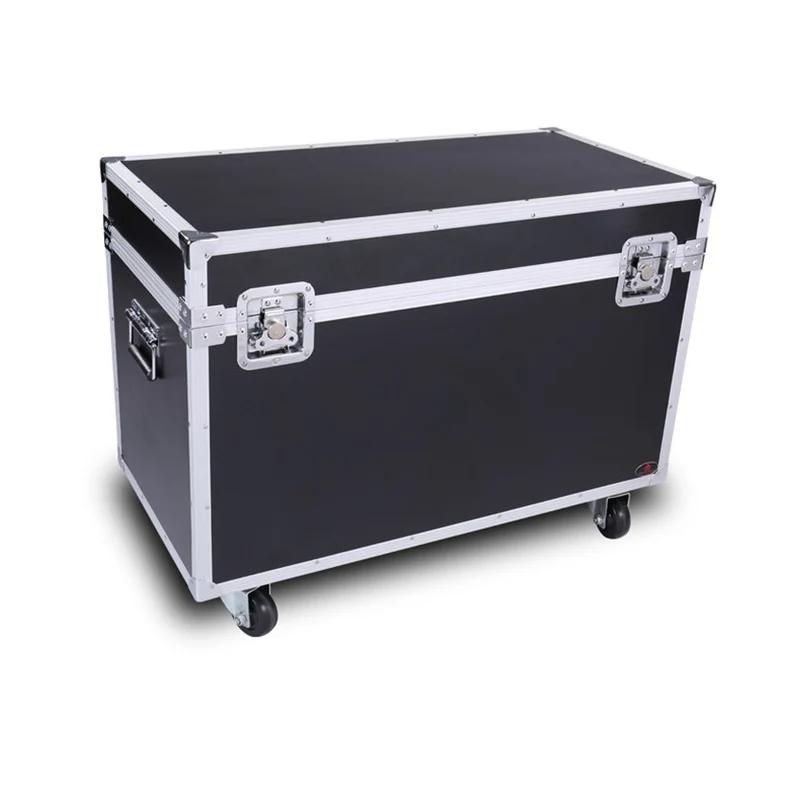 Customized Aluminum Flight Case /9mm Black Tool Case with Wall Panel OEM Supported for  TV Flight Case/Heavy duty road case