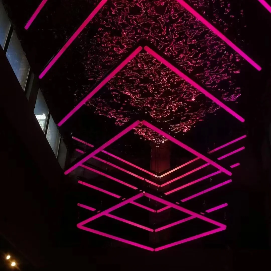 Black matt cover led pixel light IP65 water proof high brightness stage lights RGB video bar for TV show exhibition hall party