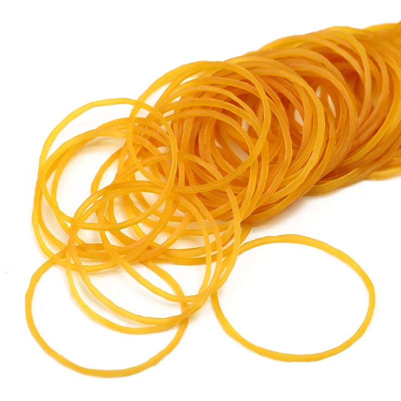 Anti-aging Transparent Solid Color Rubber Band Manufacturer Natural Rubber Bands for Tying money