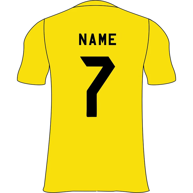 2024-25 High Quality Wholesale Fan Football Jersey Digital Printing With Star Numbers for Soccer Wear and Jerseys