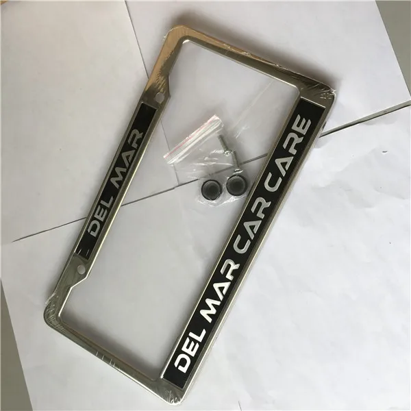 
chrome glossy custom liscence plate frame 