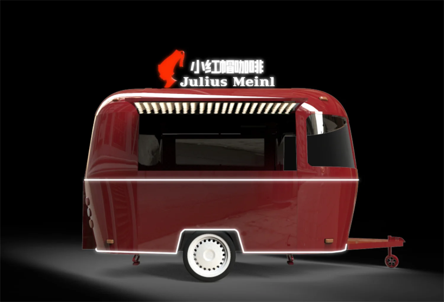 New Listing High Quality Multifunctional Airstream Bbq Food Trailers Fully Equipped for All Kinds of Food Catering