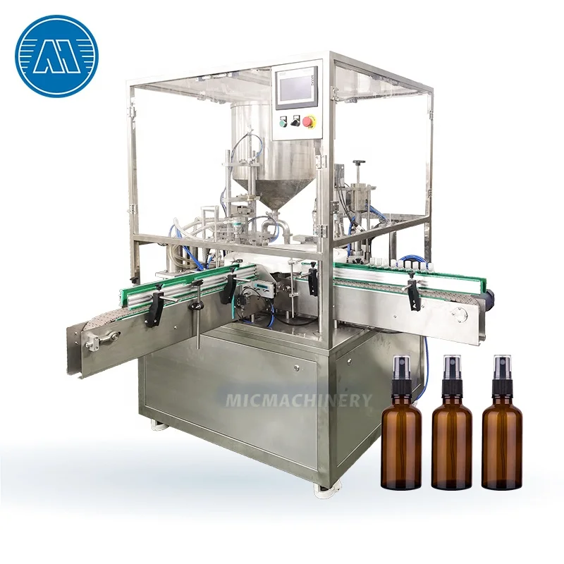 Automatic Insect Repellent Liquid Spray Bottle Filling Machine