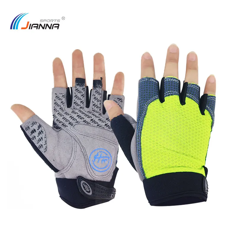 Перчатки для фитнеса для мужчин и женщин, спортивное снаряжение, гантели, упражнения на полпальца, дышащие Нескользящие перчатки для тренировок в тренажерном зале