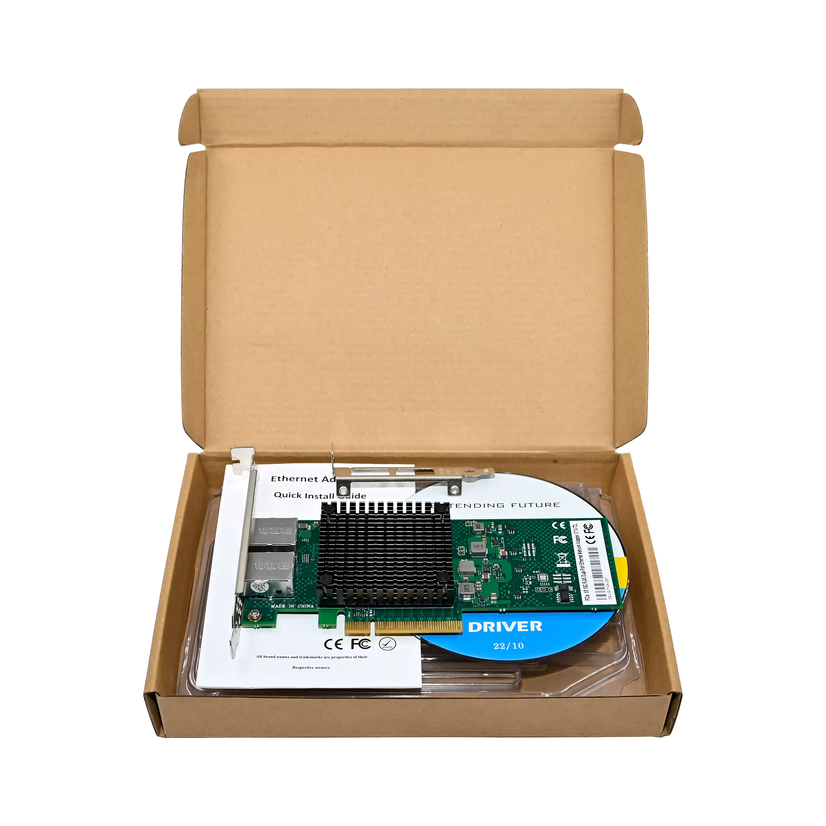 ST7323 PCIe X710-T2L Dual-Port RJ45 10GbE Ethernet Card