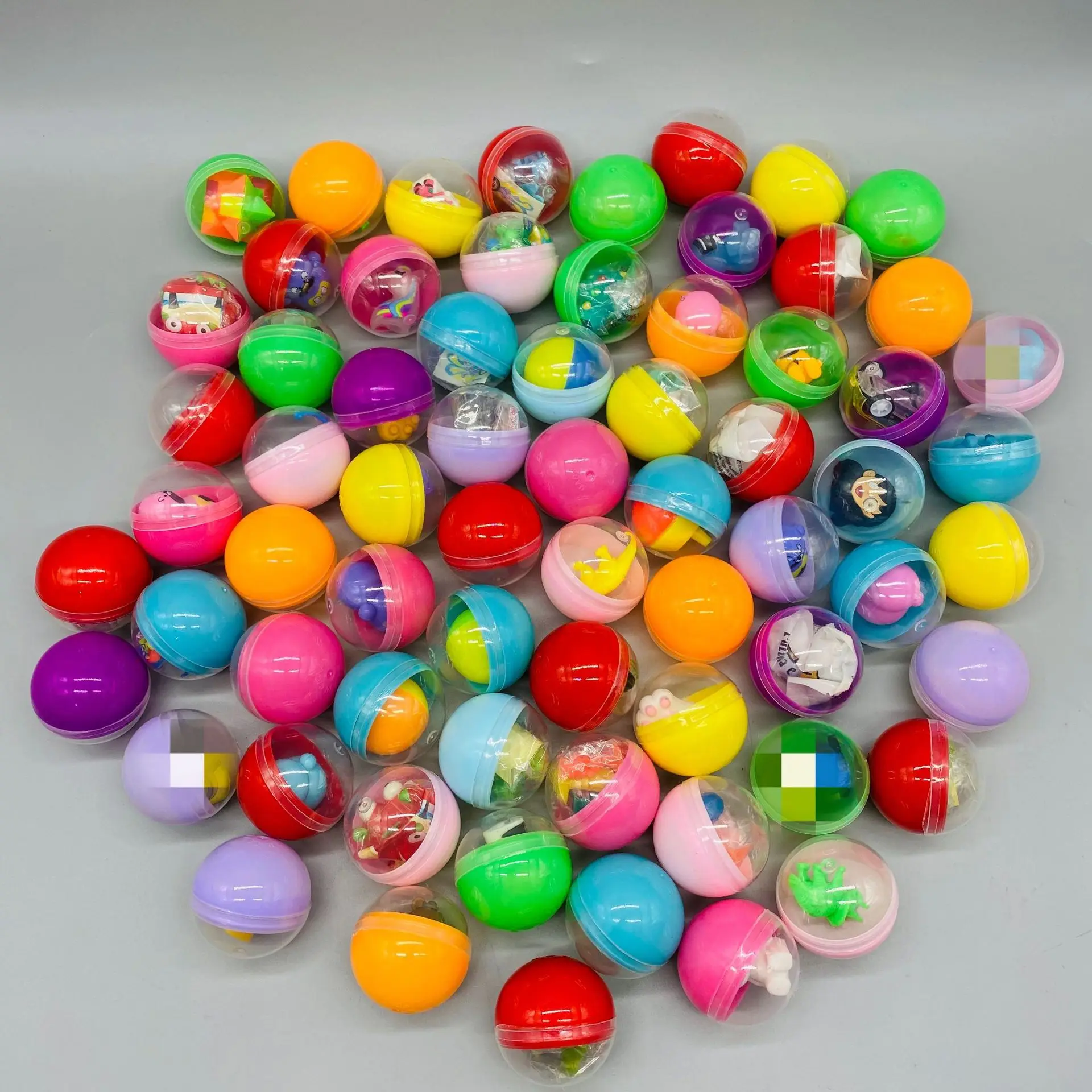 Wholesale General  45 mm Capsule Toy Small Plastic Capsule Toys Surprise Egg Capsule Egg box Toy for Vending Machine