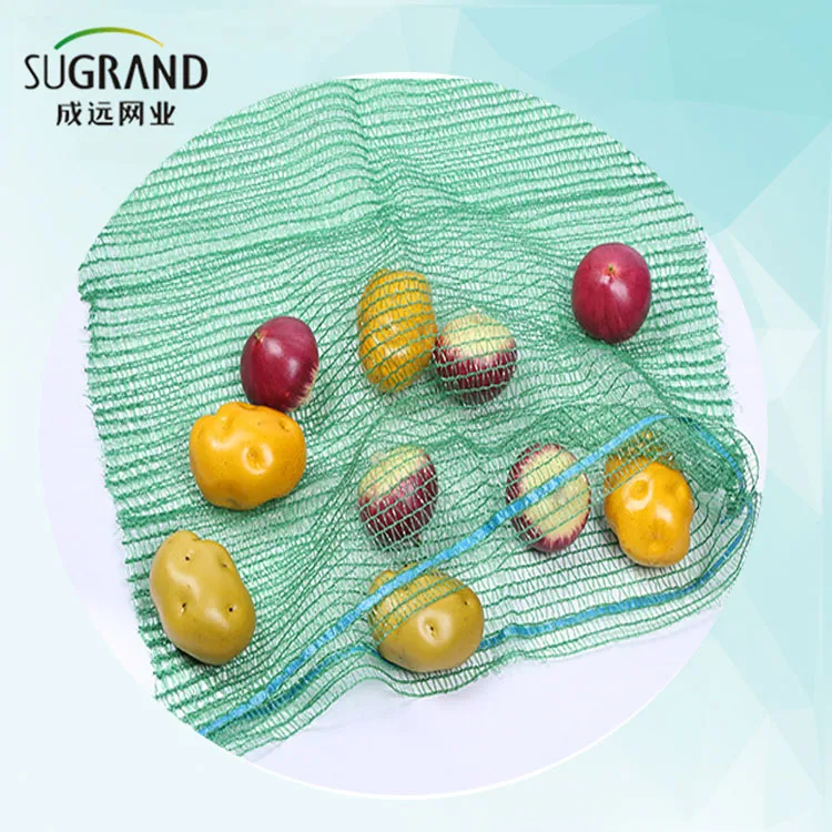 20kg 25kg 30kg onion potato packing large mesh bag with drawstring
