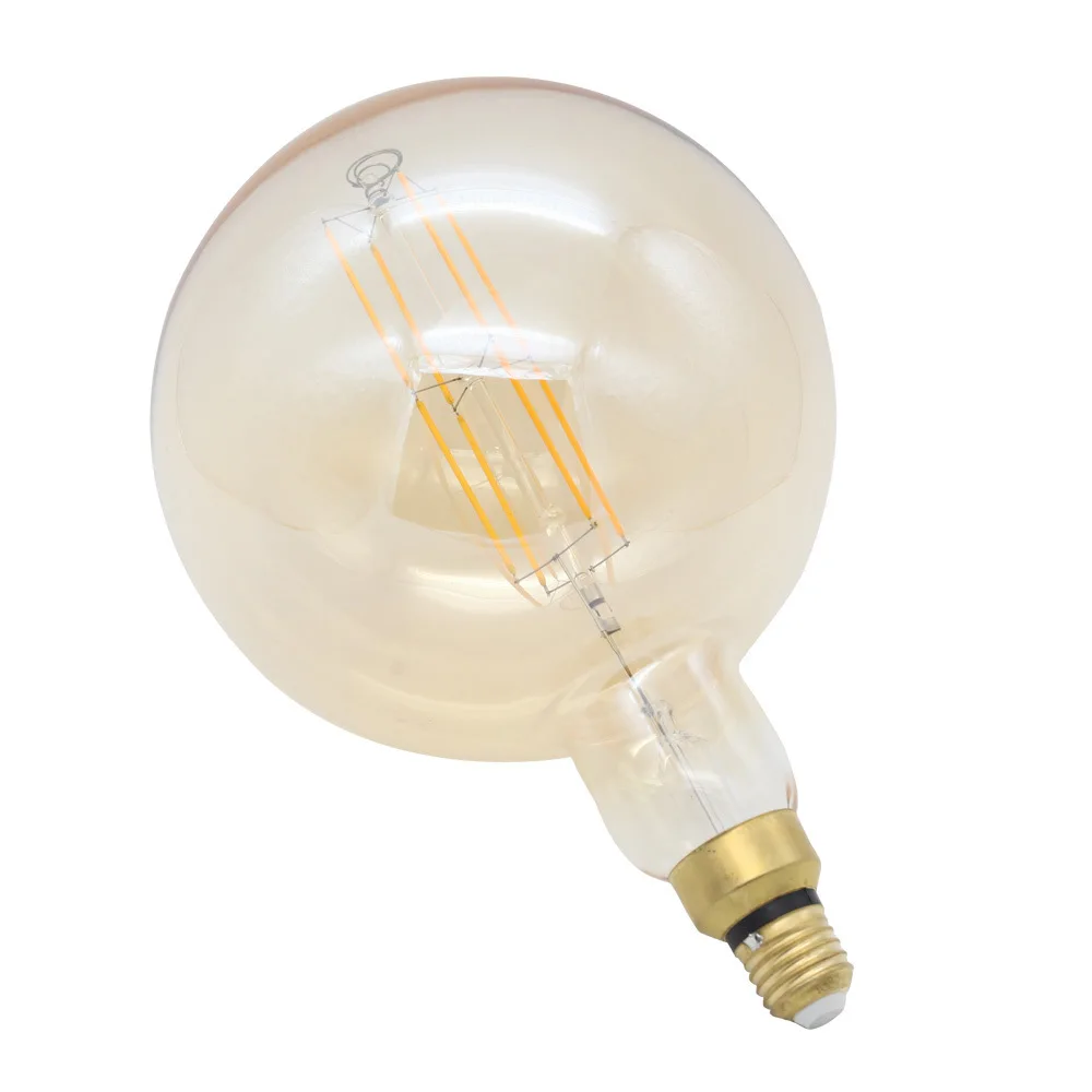 Decorative G200 8W LED filament bubble energy saving retro art decoration chandelier hotel atmosphere  high lumen glass led bulb