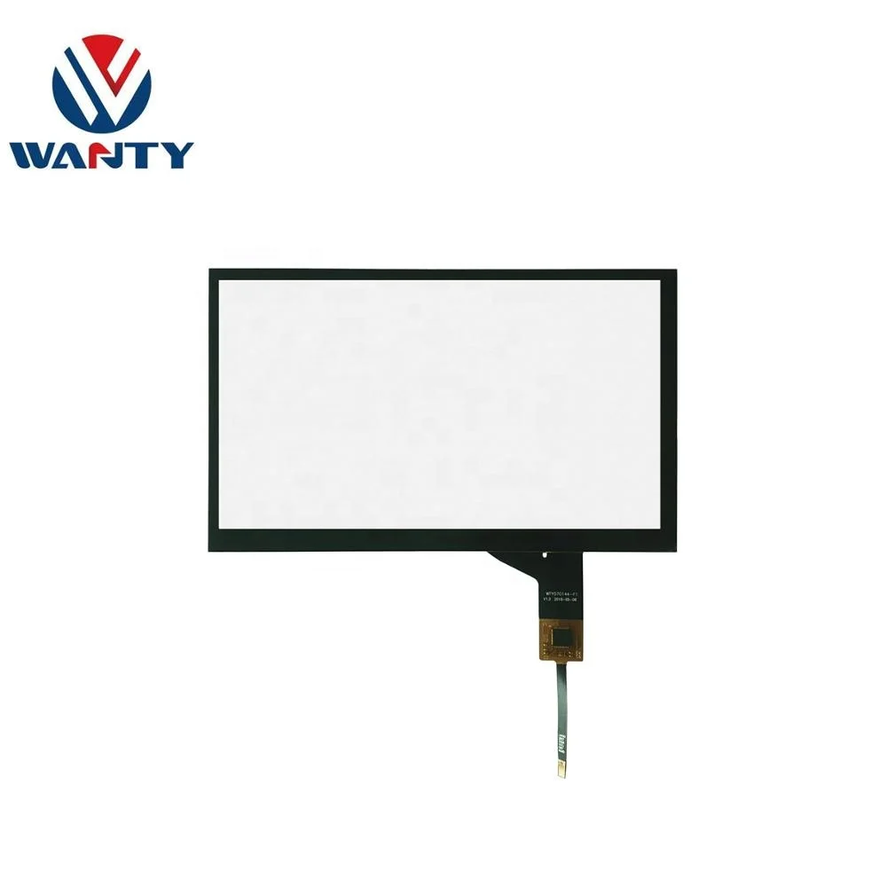 Цена по прейскуранту завода 7 дюймов I2C интерфейс промышленности G + G емкостный сенсорный экран, изготовленные на заказ с сенсорной панелью
