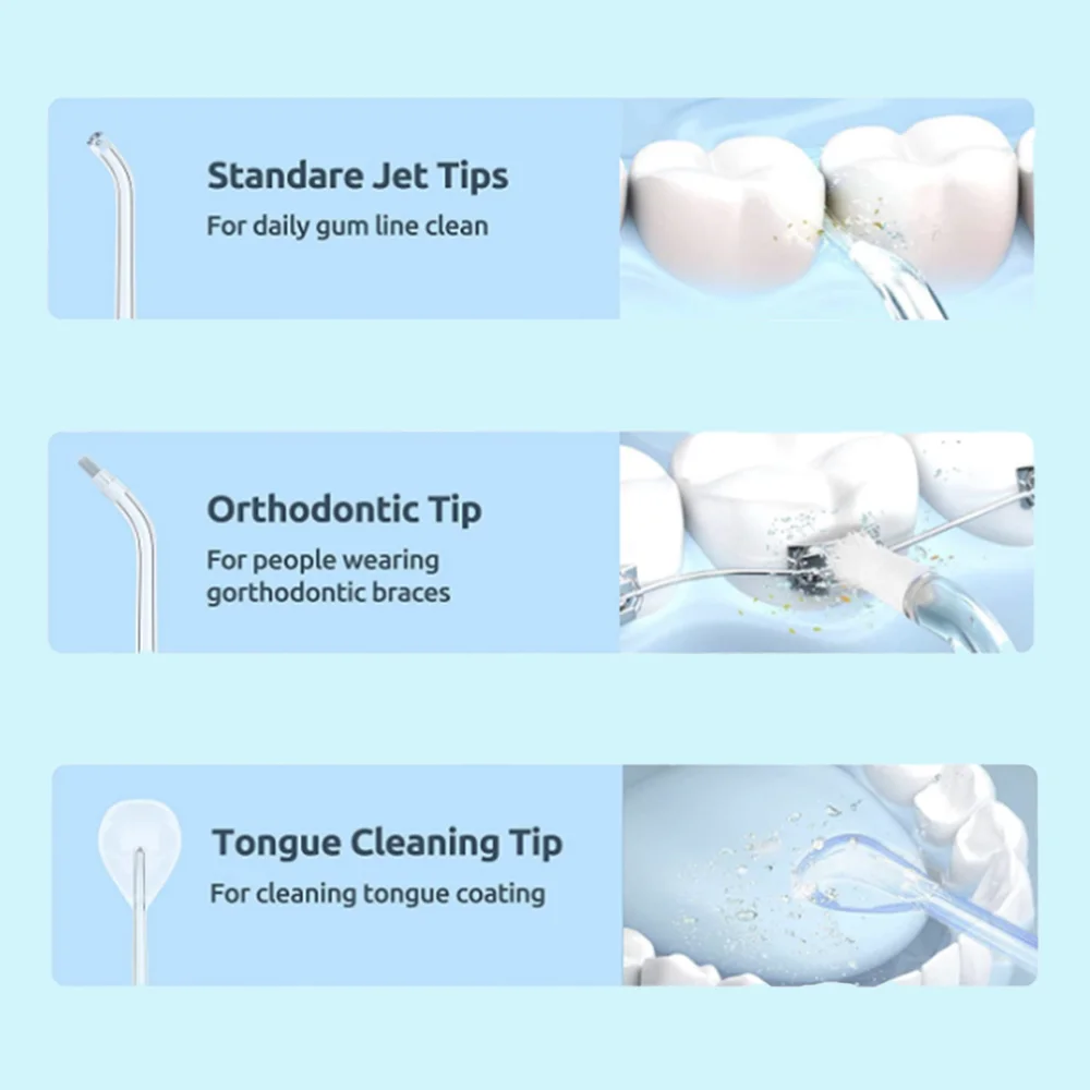2023 Stylish Teeth Hygiene Dental Care Appliances Personal Care Teeth Cleaning Tool Electric Water Dental Flossers