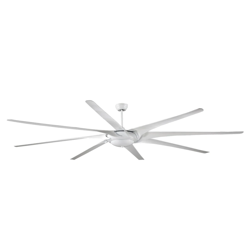 100 Inch 8 Feet Plastic Blades Home and Industrial Ceiling Exhaust Remote Control Hvls Big Ceiling Fan