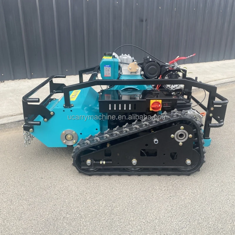 Free Shipping 24V ATV Farm Machine Upgraded 4-Stroke Industrial Diesel Flail Mower Self-Propelled Lawnmower Cordless Cutting