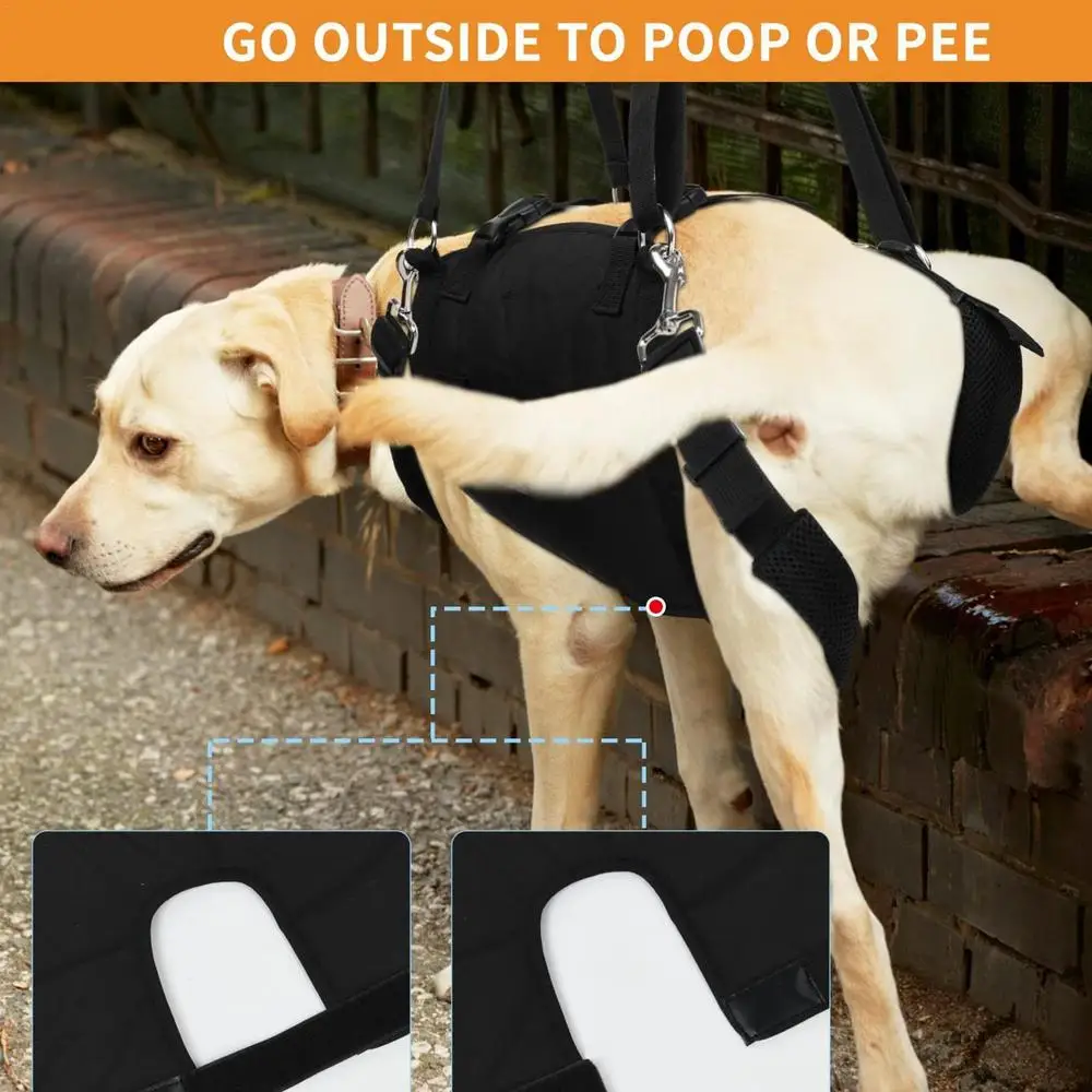 Wholesale Pets Spine Protection Dog Sling Carrier Walk Dog Lift Harness Full Body Support for Assist Adjustable Dog Lift Harness