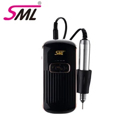 SML Custom micromotor strong M11 nail file drill machine 35000 rpm rechargeable cordless electric nail drill for manicure