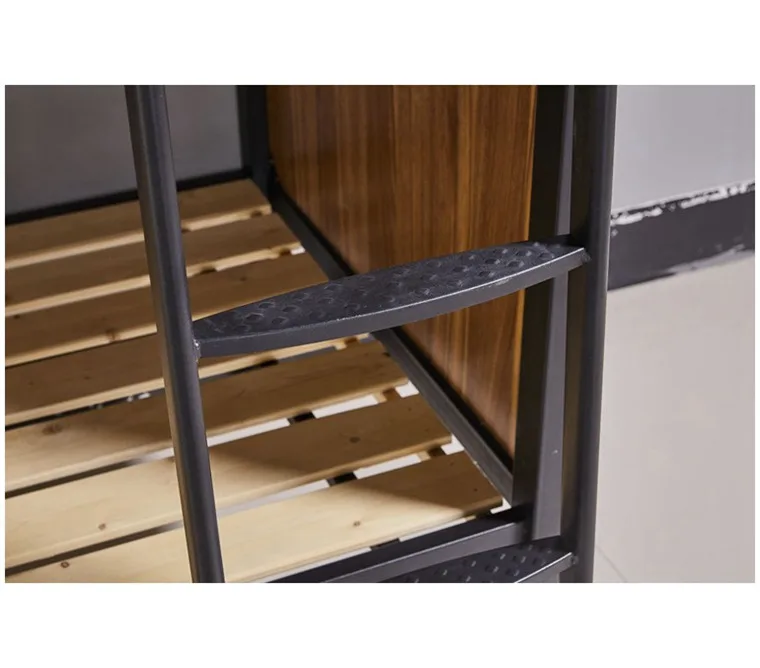 Professional manufacture modern school dormitory bed loft apartment furniture bunk bed