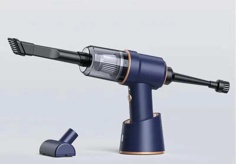 Portable Rechargeable Battery Operated Mini Cordless Vacuum Car Cleaner Wireless Handheld Vacuum Cleaner with Air Blower Duster
