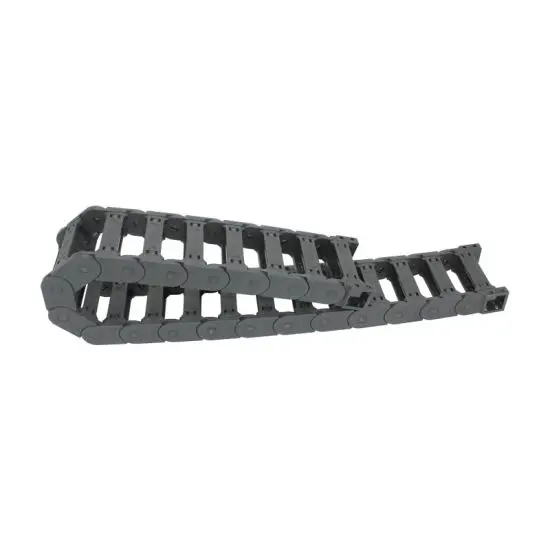 Factory Price 35 45 55 Series 100 Raw Material Reinforced Nylon PA66 Cable Drag Chain Carrier Black Customized Style Protection