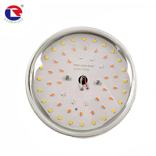 Indoor Hydroponic Greenhouse UFO LED Grow Light Bulb 1000W Full Spectrum Pitaya dragon fruit Promote Flower E27 15W 30W