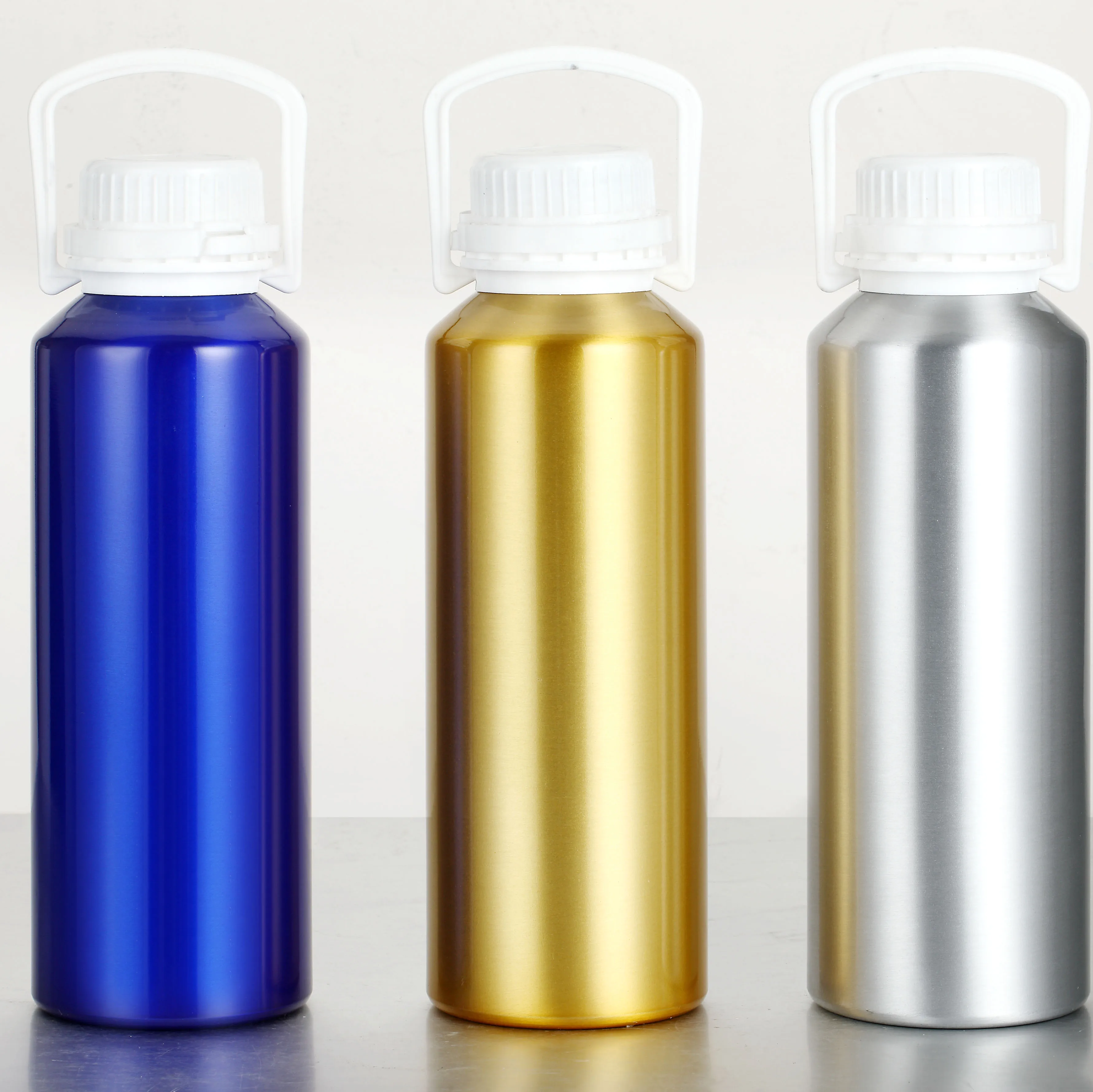 Wholesale 5000ml 6250ml Chemical Packaging Container Metal Water Bottle Black Engine Oil Bottle Aluminum Essential Oil Bottle