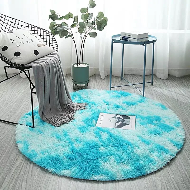 Carpet Round Blue Luxury Round Rugs And Carpets Large/ Round Play Floor Mats Kids