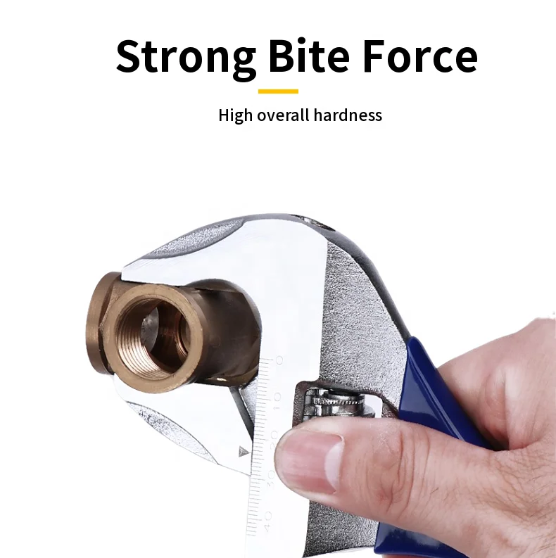HOT Original America market light handle Anti-slip Professional Hand Tools Short Style Metal Flexible Adjustable Wrench Spanner