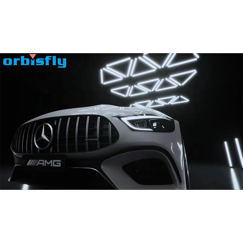 Eastsun Orbisfly DMX LED RGB ball winches kinetic pixel lights