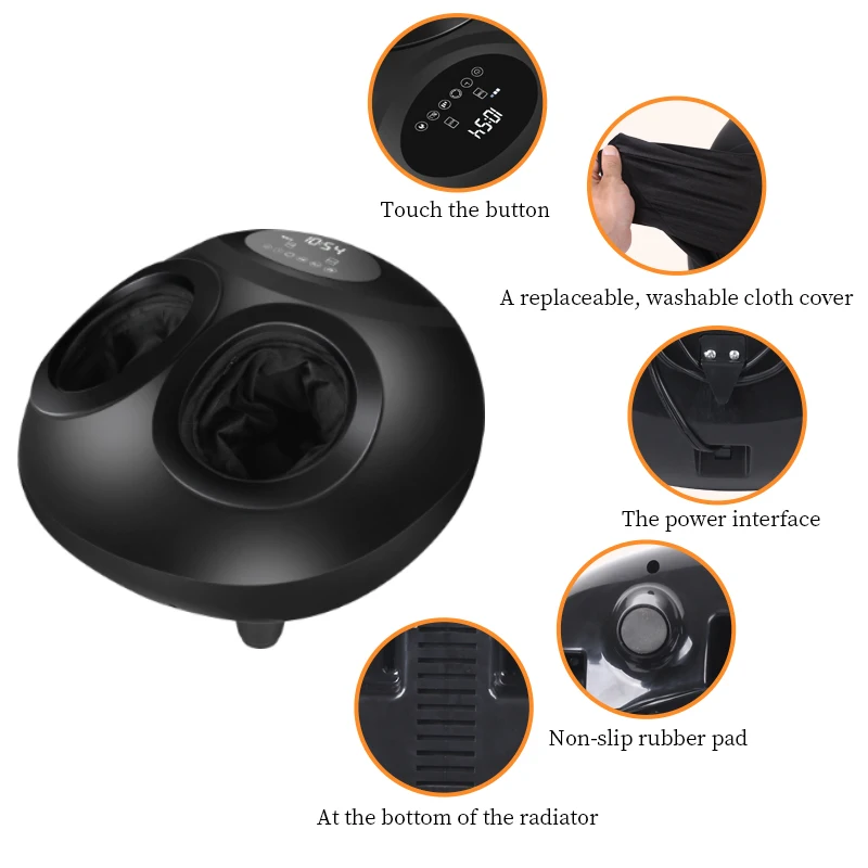 OEM Blood Circulation Electric Air Pressure Foot Leg Massage Machine Scraping Kneading Foot Massage