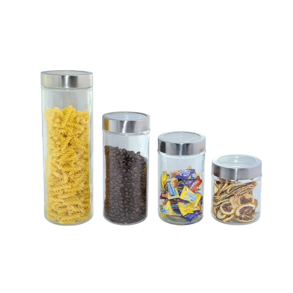 Turkey Hot-sale Products Glass Jar With Metal