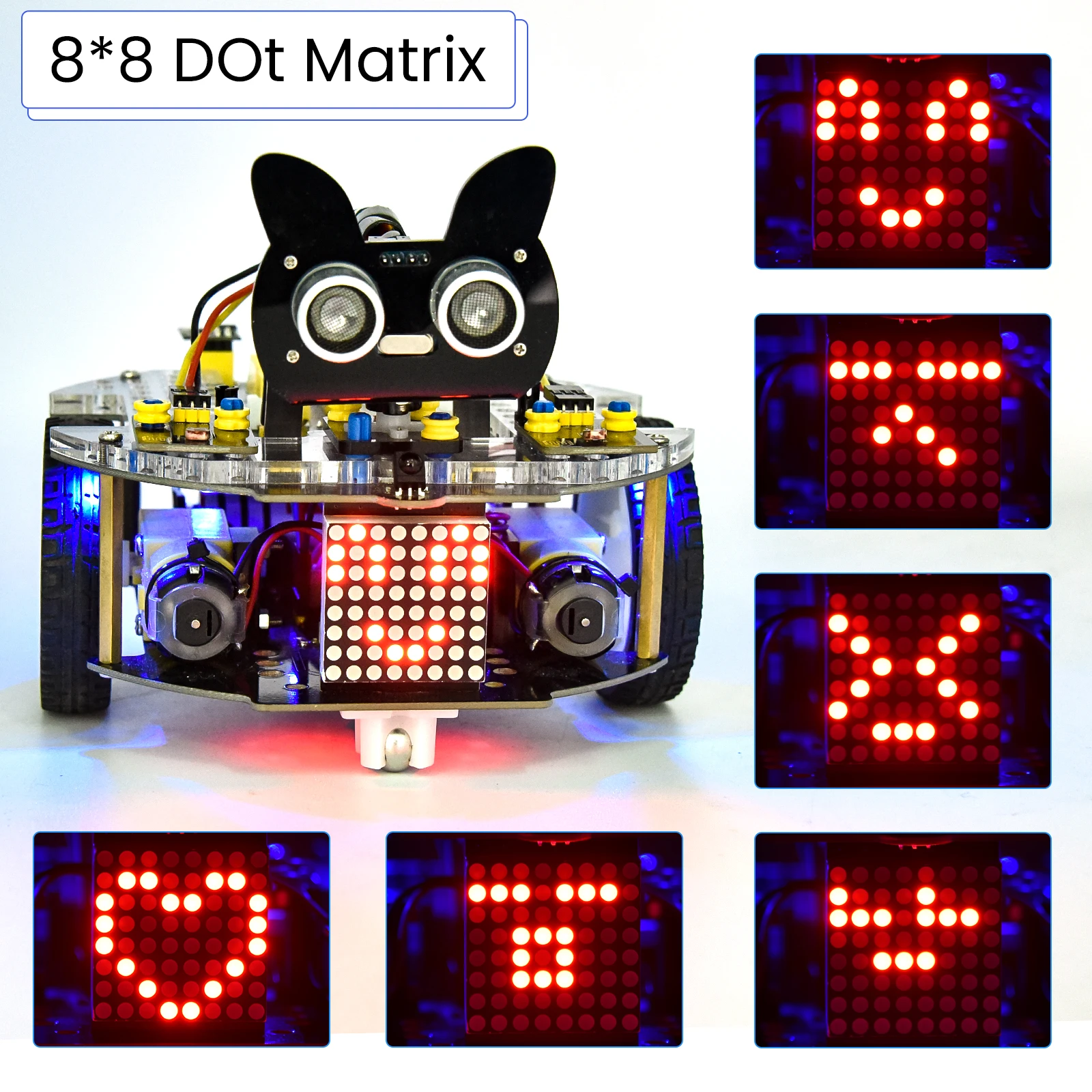 Keyestudio Beetlebot 3 in 1Robot Kit Raspberry Starter Kit STEM Education DIY Kit For LEGO