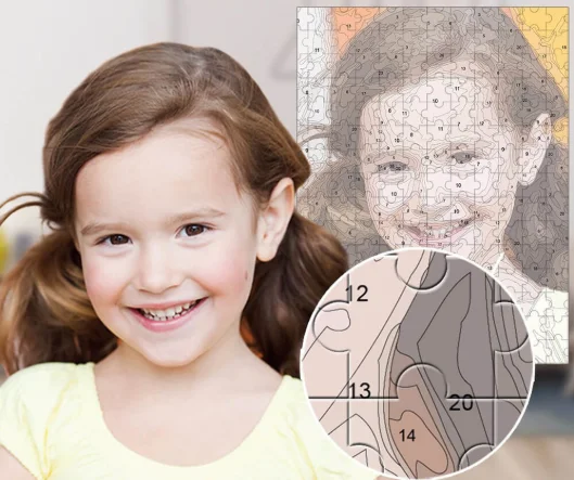 Canvas Printing Jigsaw Puzzle Oil Drawing For Kids LANDSCAPE  Paintings  Handpainted Gift Home Wall Art DIY Paint By Numbers