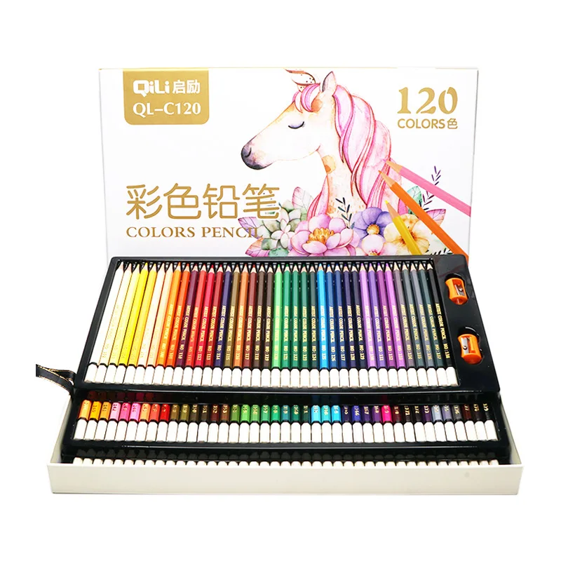
Amazon selling high quality 120 color drawing pencil set, artist sketch pencil set 
