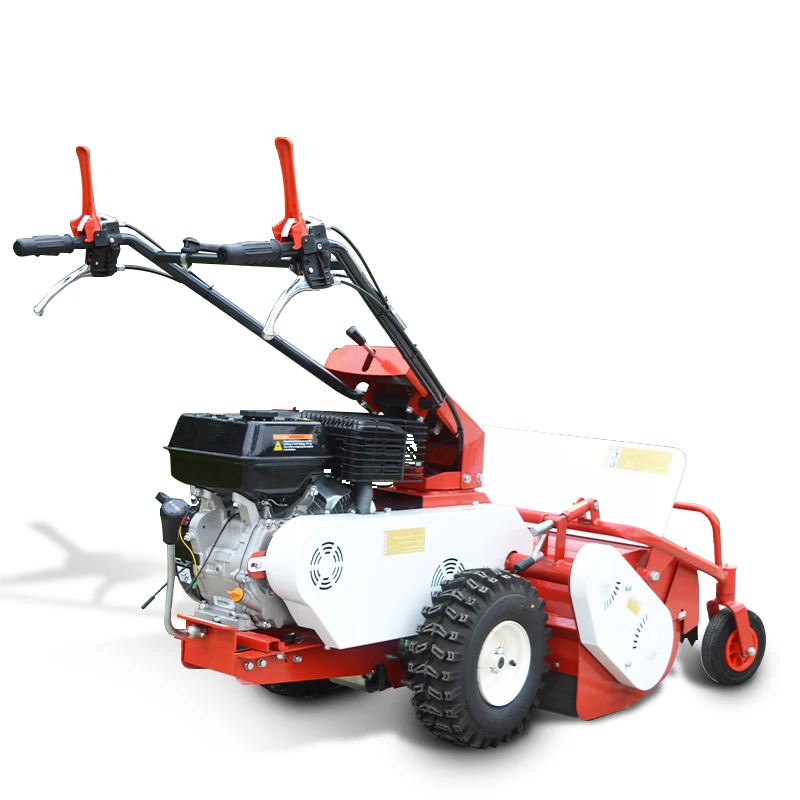 Remote Control Lawn Mower  0608L Wheeled Small Walk-Behind Lawn Mower Crawler Climbing Lawn Mower