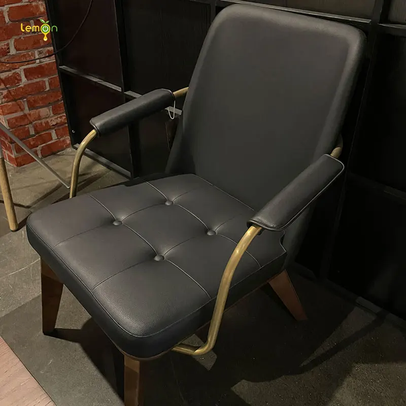 Modern Luxury Leather Studio Couch Apartment 2S Sofa Seater With Wood Legs