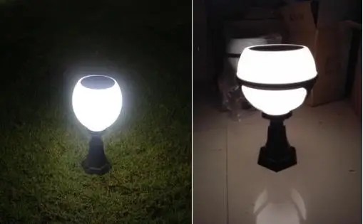 Китайская фабрика, уличная лампа на солнечной батарее, дизайн круглой стойки для улицы, уличная лампа на солнечной батарее