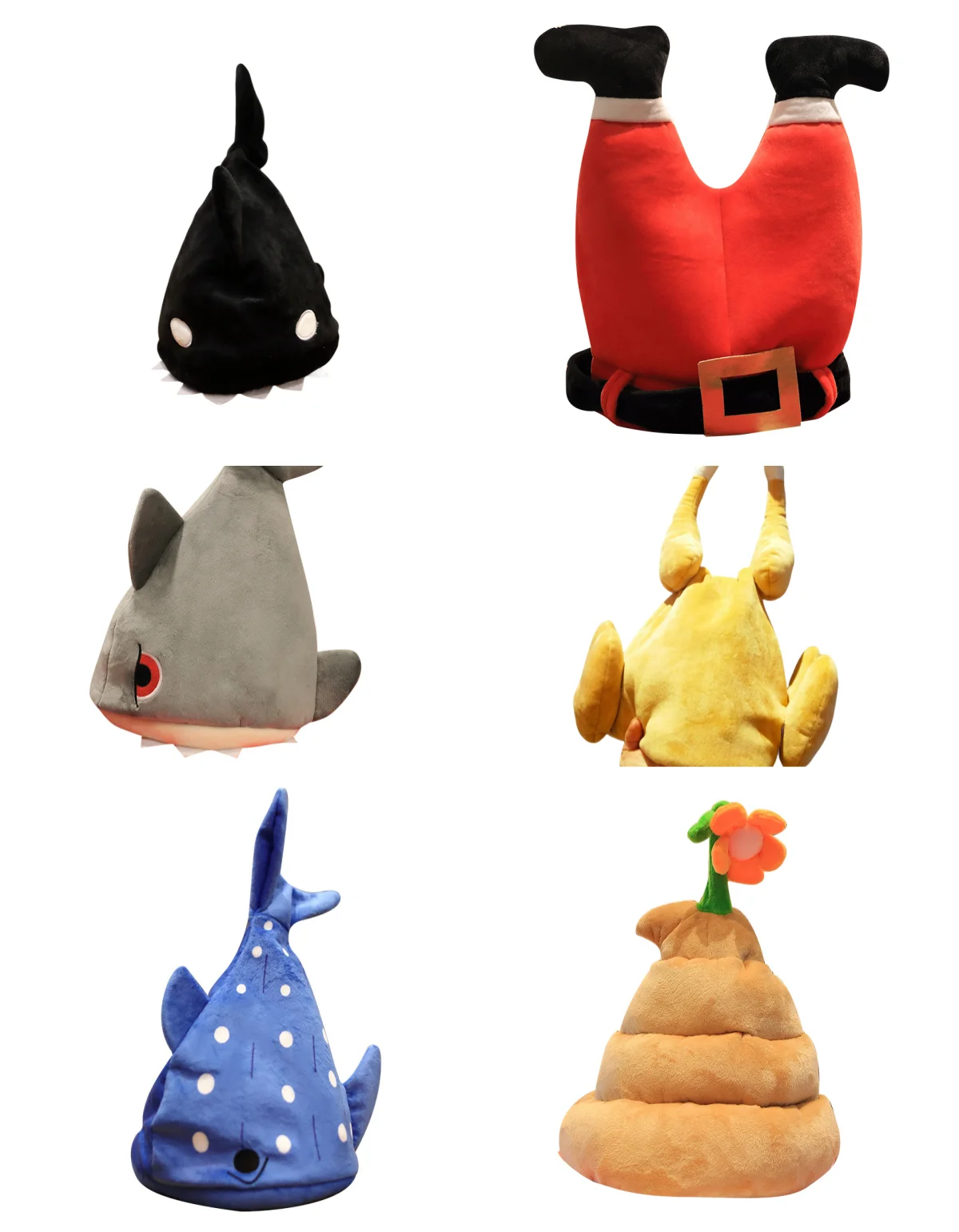 Turkey Hat Electric Music Santa Thanksgiving Hat  Plush Roasted Turkey Hat  Novelty Toy for Christmas Gift