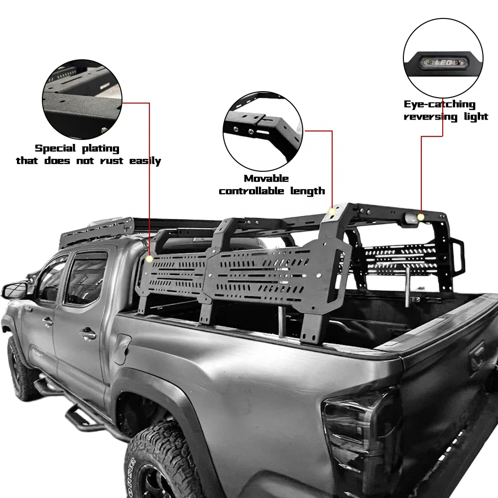 Spedking High quality wholesale prices pickup offroad accessories bed rack roof rack for jeep wrangler FORD F150 TOYOTA TACOMA