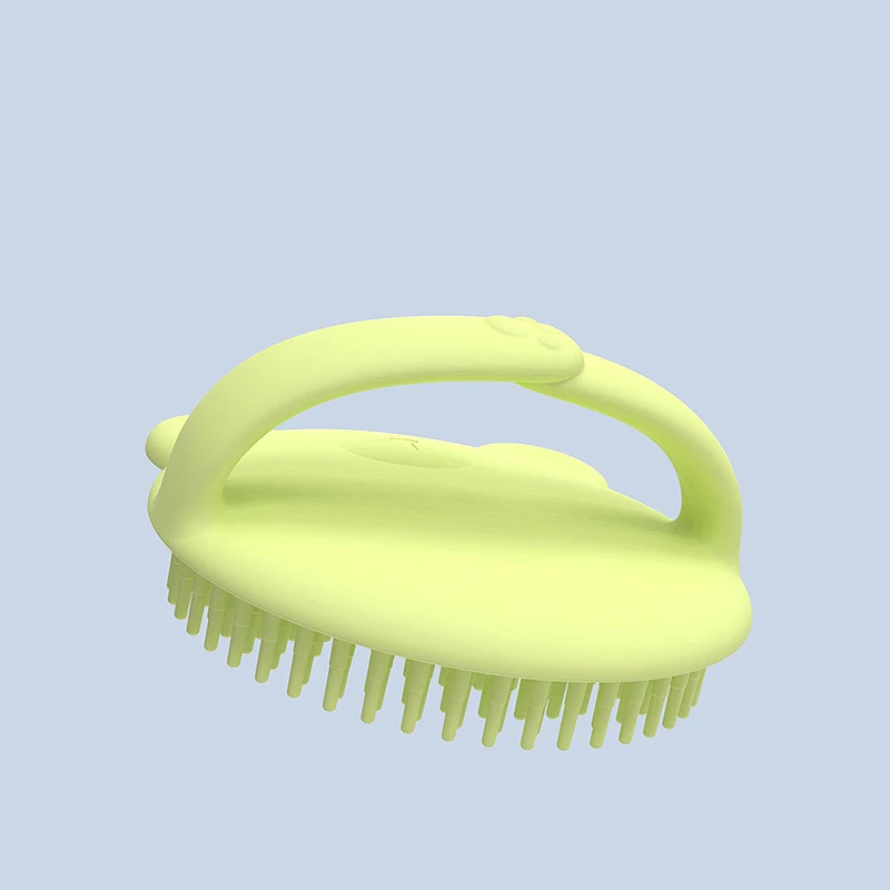 High  Quality  Baby Bath Brush Silicone Comfortable Toddler Hair Brushes Soft Anti-Stratch Head Massage