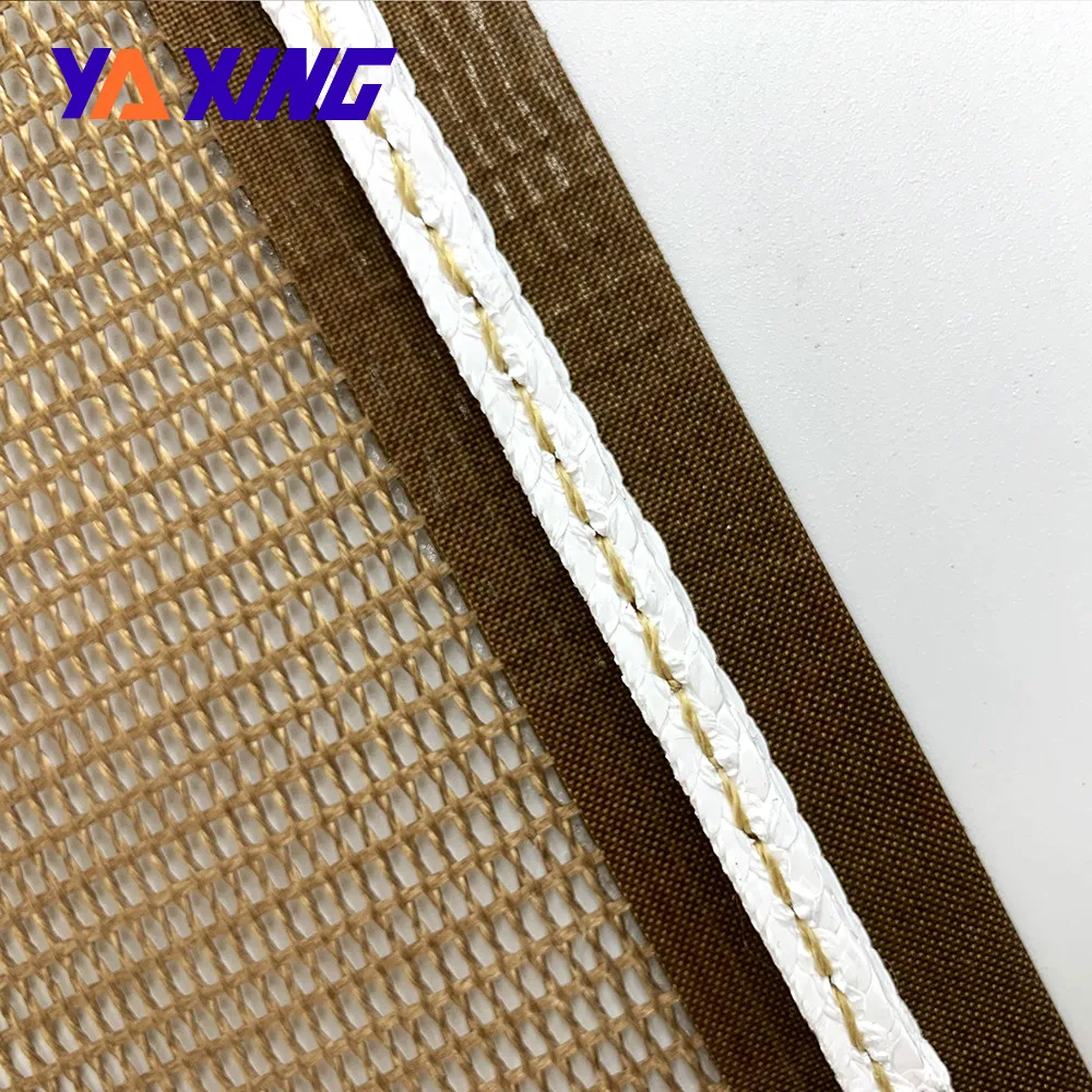 PTFE mesh conveyor belt manufactured into endless conveyor belts with sealed edges