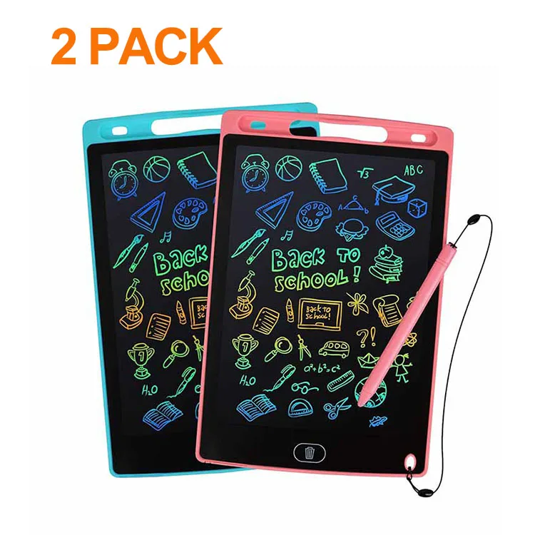 Custom Notepads Wholesale Drawing Handwriting Board 2 Pack LCD Writing Tablet For Kids-8.5 inch