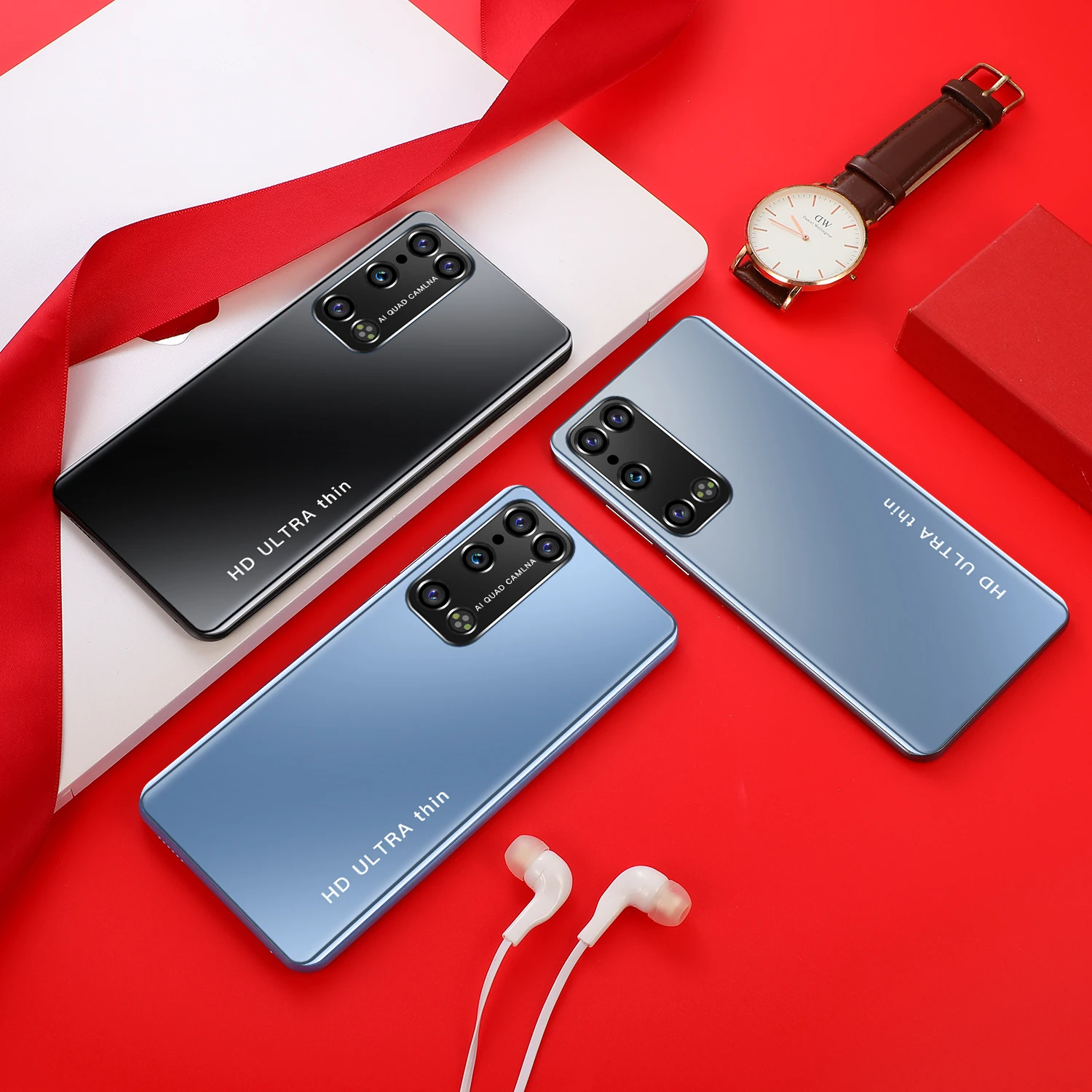 Бесплатная доставка, самая низкая цена, оптовая продажа, смартфон Rino8 Pro 12G + 512 ГБ, 6,38 дюймовый полноэкранный мобильный телефон