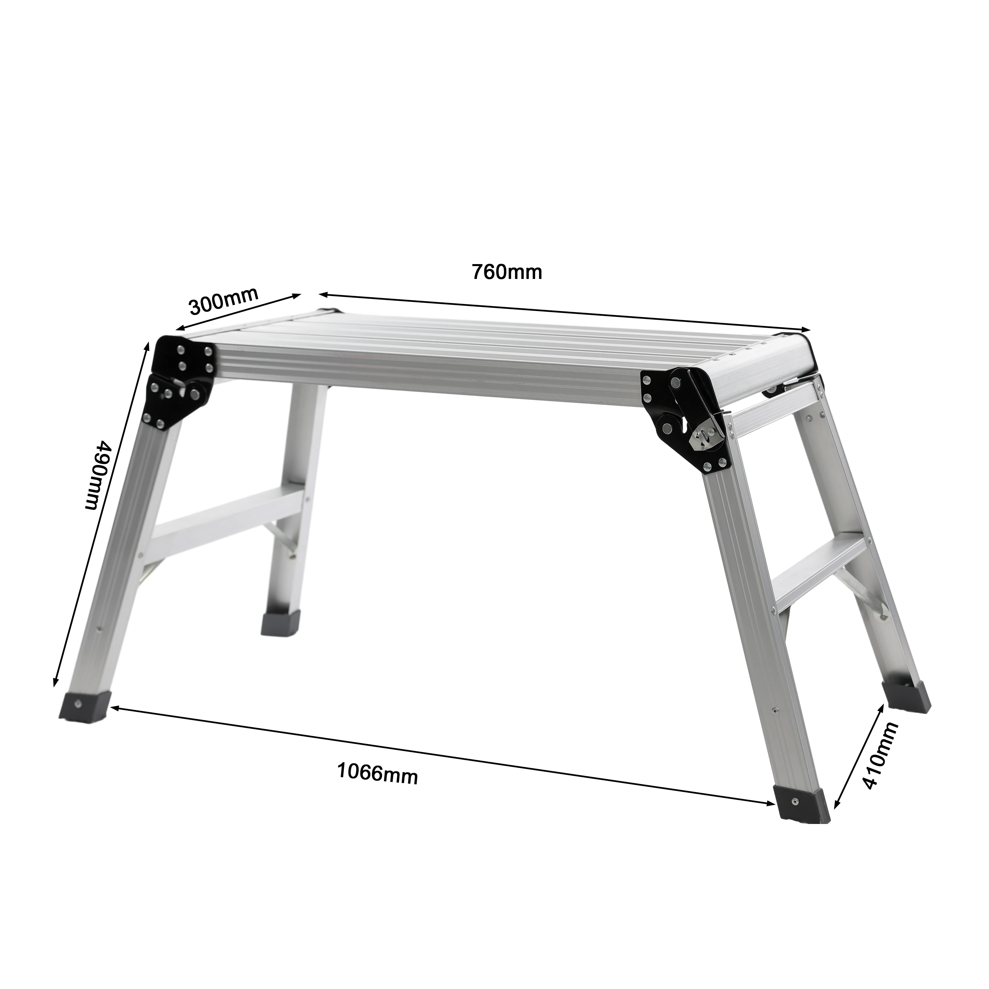 Multi-Function Scaffold Platform Creeper Carrier Workbench Aluminum Folding Garage Work Bench with EN131 approved