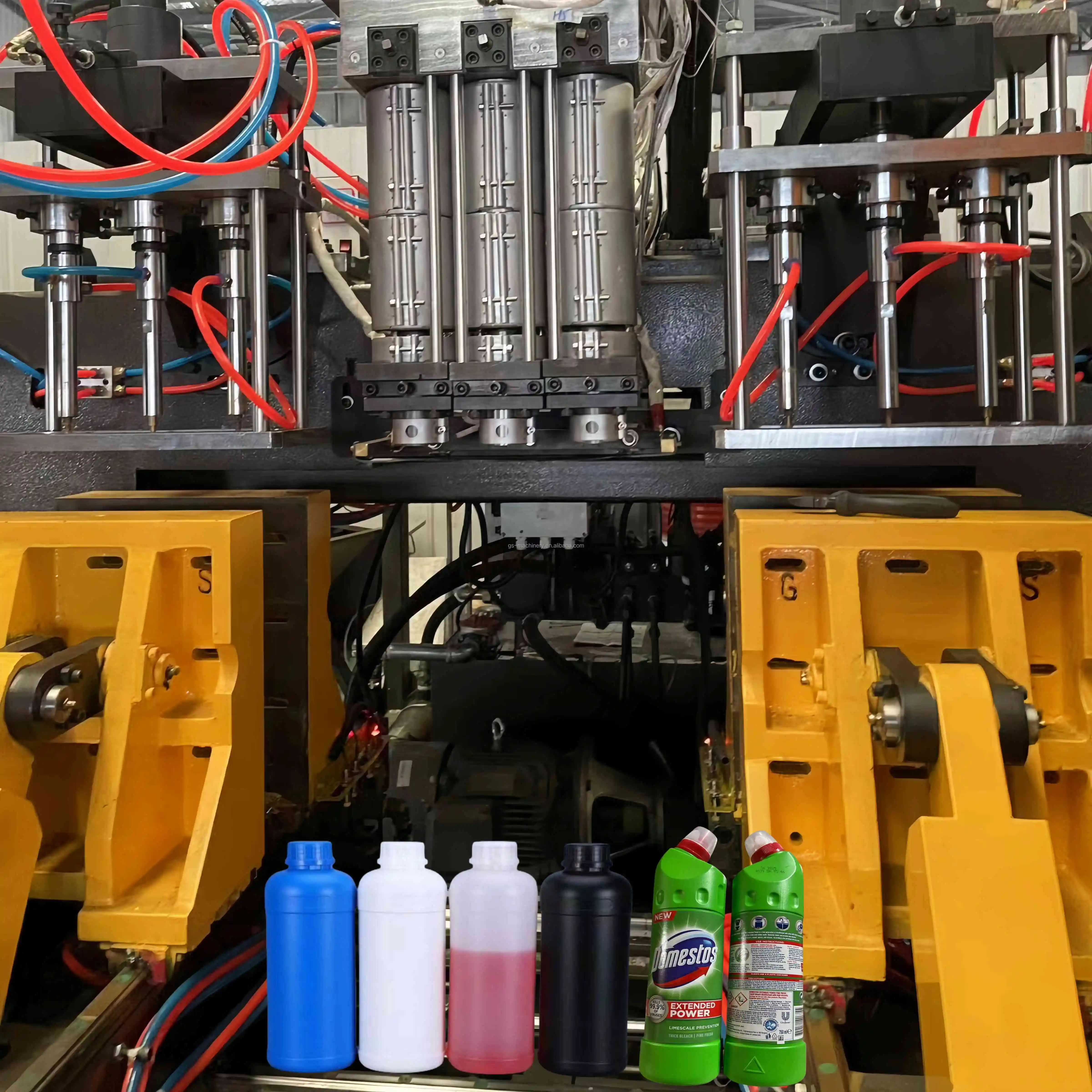 High speed double station 1L 2L 5L Plastic HDPE Bottle Jerrycan machinery extrusion blow moulding machine
