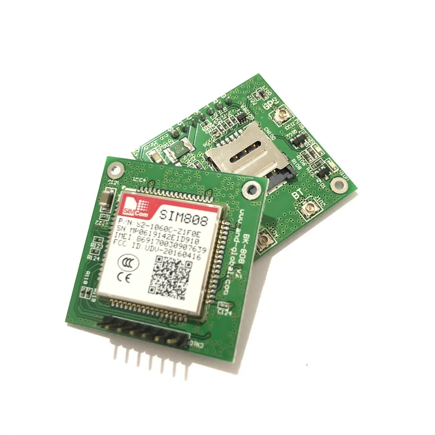 Simcom SIM808 Evaluation Board GSM GPRS GPS Core Development Board With GSM/GPS Antenna Quad-band SIMCOM808 Modem Breakout Board