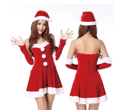 Factory self selling low price sexy dress  cosplay christmas dance costumes hot sexy women clothes