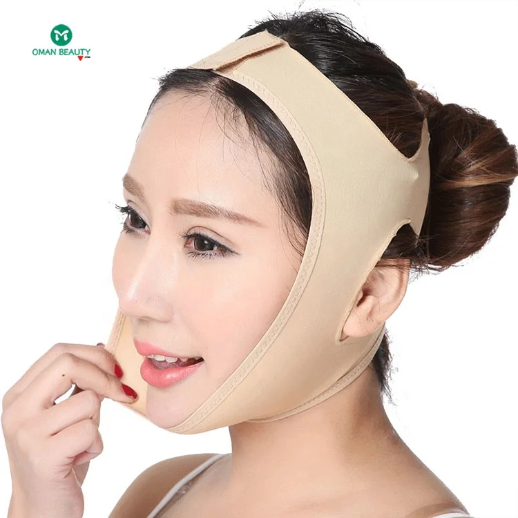 conforming face slimming bandage  lift device bandages double chin face v-face slim v-line lift up  instrument tie on ear band