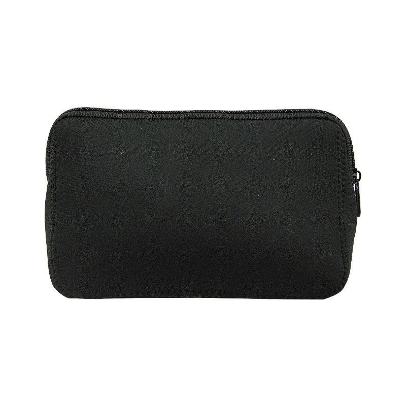 Custom Small Blank Toiletry Bag Neoprene Pouch Make Up Pouch Cosmetic Bag with Zipper
