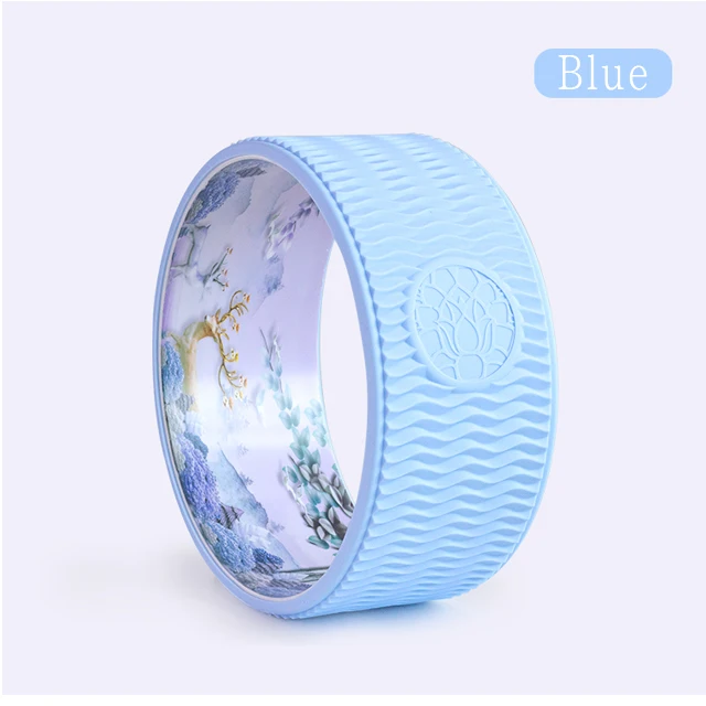 31.5x15cm Silicone ABS Customized High Quality Yoga Wheel