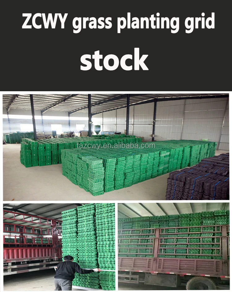 Plastic permeability cell ground parking grid grass grid concrete driveway paver