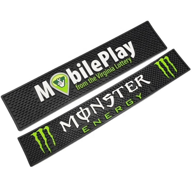 Wholesale  Non-Toxic Food Grade Bar mat  Personalization Custom PVC  Mat